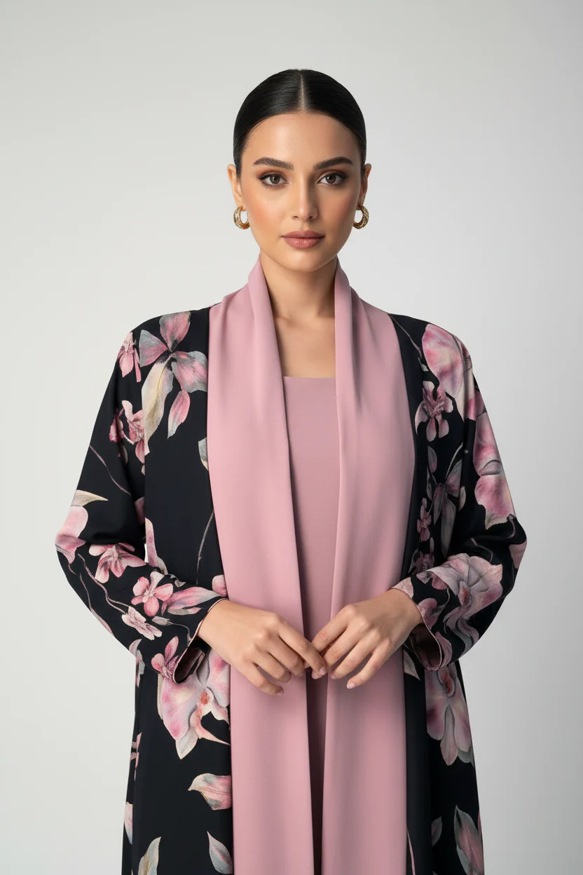 Printed Abaya
