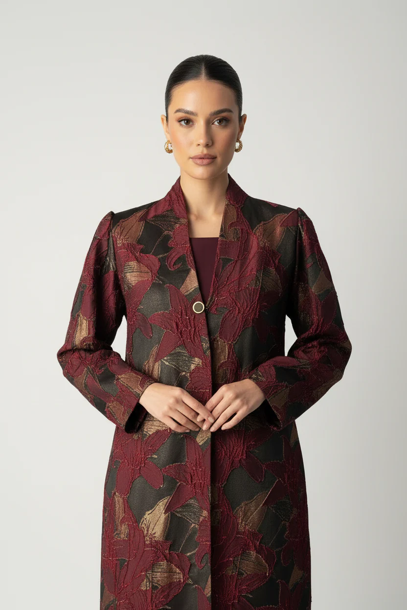 Jacquard Abaya
